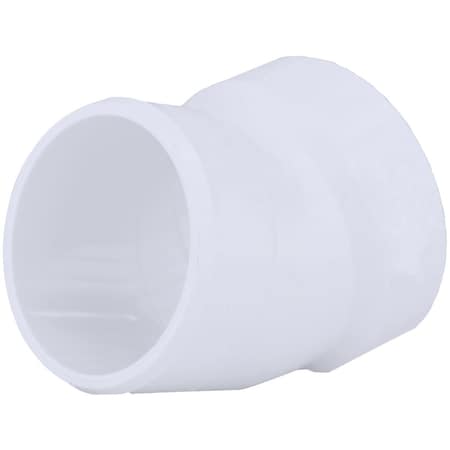 Charlotte Pipe And Foundry 2 In. Schedule 40 22-1/2 Deg. DWV PVC Street Elbow 1/16 Bend PVC 00326  0800HA